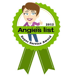 Pittsburgh Angie's List Painters Super Service Award Badge
