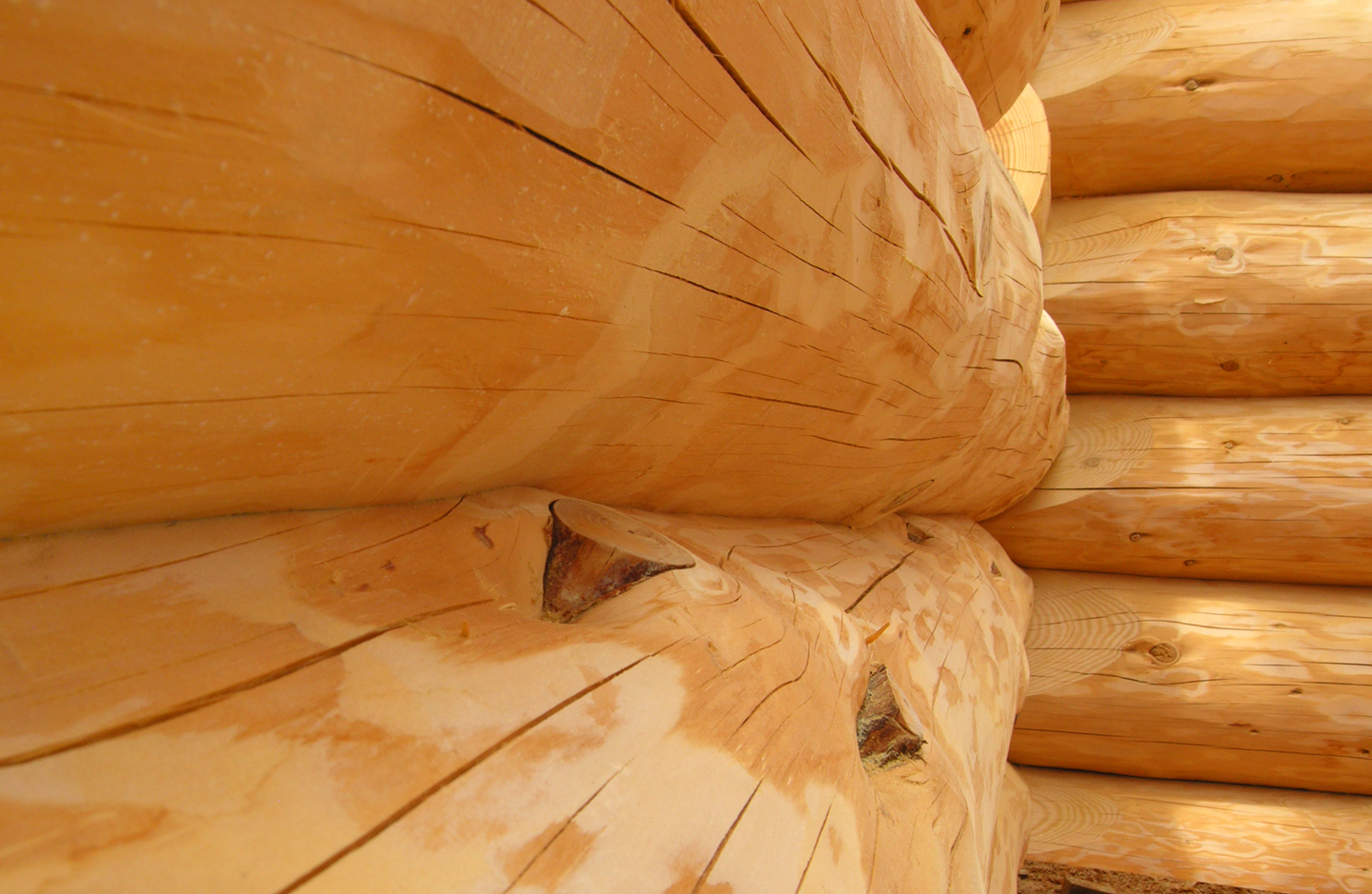 Properly Prepared Logs For Log Home Restoration