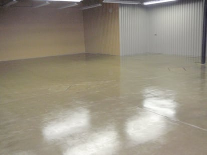 Image of concrete polishing floor job