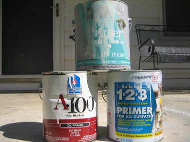 House Paint Primer Cans Image